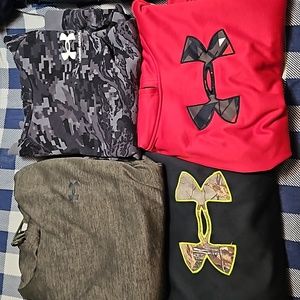 4 youth UA hoodies